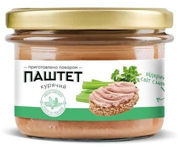 Паштет курячий з селерою, 200 г PSH-CH-CEL-200 фото
