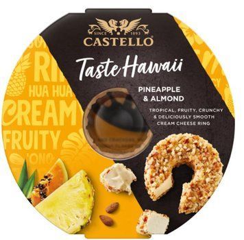 Сир Castello (Кастело) вершковий з ананасом, кільце 125 г (Данія) Сир Castello (Кастело) вершковий з ананасом фото
