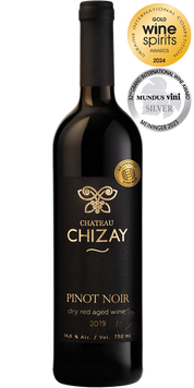 Вино Chateau Chizay "Піно Нуар" червоне сухе витримане (12 міс.), 0.75 л Pinot Noir фото