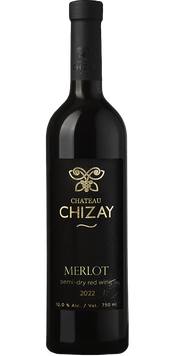 Вино Chateau Chizay "Мерло" червоне напівсухе, 0.75 л Merlot н/сухе фото