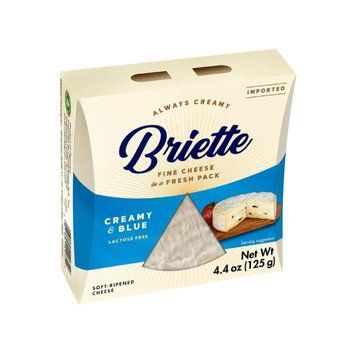Сир Брієтте Кремі Блю (Brietette Creamy Blue), Німеччина, 125 г Briette Creamy Blue cheese 125g фото